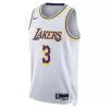 Men's Los Angeles Lakers Anthony Davis #3 White Swingman Jersey 2022/23 - Association Edition - acejersey