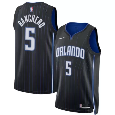 Men's Orlando Magic Paolo Banchero #5 Black Swingman Jersey 2022/23 - City Edition - acejersey