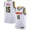 Men's Denver Nuggets Nikola Jokic #15 White Swingman Jersey 2022/23 - Association Edition - acejersey