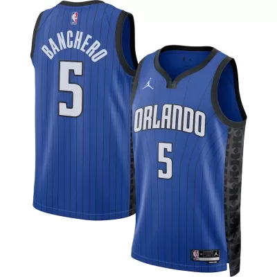 Men's Orlando Magic Paolo Banchero #5 Blue Swingman Jersey 2022/23 - Statement Edition - acejersey