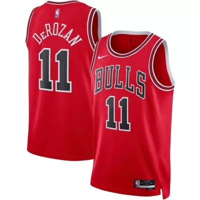 Men's Chicago Bulls DeMar DeRozan #11 Red Swingman Jersey 2022/23 - Icon Edition - acejersey