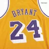 Men's Los Angeles Lakers Bryant #24 Yellow Hardwood Classics Jersey 2007/08 - acejersey