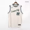 Men's Milwaukee Bucks Khris Middleton #22 Cream Swingman Jersey - City Edition - acejersey