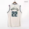 Men's Milwaukee Bucks Khris Middleton #22 Cream Swingman Jersey - City Edition - acejersey