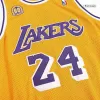 Men's Los Angeles Lakers Bryant #24 Yellow Hardwood Classics Jersey 2007/08 - acejersey