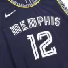 Men's Memphis Grizzlies Ja Morant #12 Black 2021/22 Diamond  Swingman Jersey - City Edition - acejersey