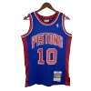 Men's Detroit Pistons Dennis Rodman #10 Blue Hardwood Classics Swingman Jersey 1988/89 - acejersey