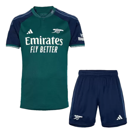 Men's Arsenal Third Away Jersey (Jersey+Shorts) Kit 2023/24 - Fans Version - acejersey