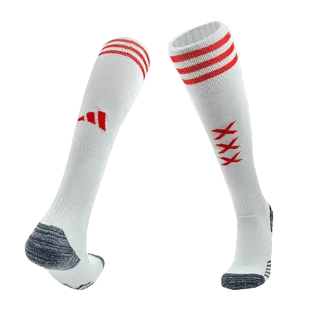 Kid's Ajax Home Soccer Socks 2023/24 - acejersey