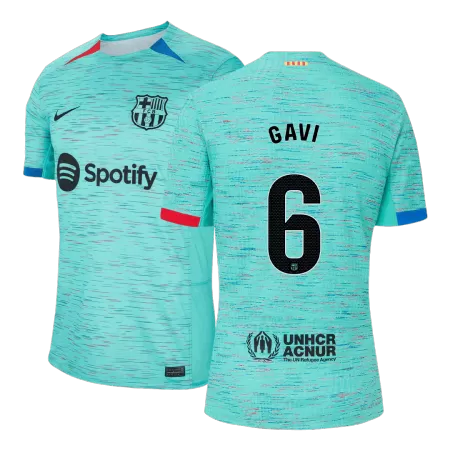 Barcelona GAVI #6 Third Away Soccer Jersey 2023/24 - Player Version - acejersey