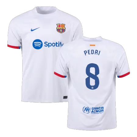 Men's Barcelona PEDRI #8 Away Soccer Jersey 2023/24 - Fans Version - acejersey