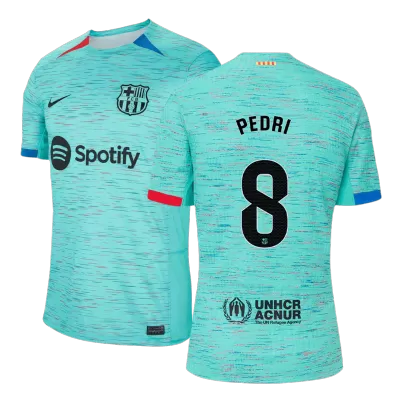 Men's Barcelona PEDRI #8 Third Away Soccer Jersey 2023/24 - Fans Version - acejersey