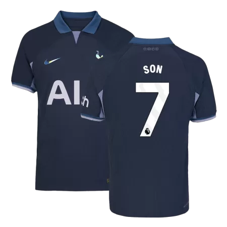 Tottenham Hotspur SON #7 Away Soccer Jersey 2023/24 - Player Version - acejersey