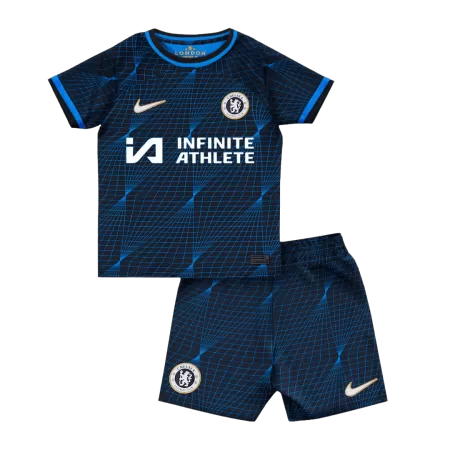 Kid's Chelsea Away Jerseys Kit(Jersey+Shorts) 2023/24 - acejersey
