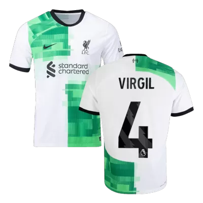 Liverpool VIRGIL #4 Away Soccer Jersey 2023/24 - Player Version - acejersey