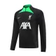 Liverpool 1/4 Zipper Black Tracksuit Kit(Top+Pants) 2023/24 for Adults - acejersey