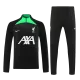 Liverpool 1/4 Zipper Black Tracksuit Kit(Top+Pants) 2023/24 for Adults - acejersey