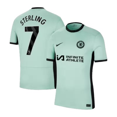 Men's Chelsea STERLING #7 Third Away Soccer Jersey 2023/24 - Fans Version - acejersey