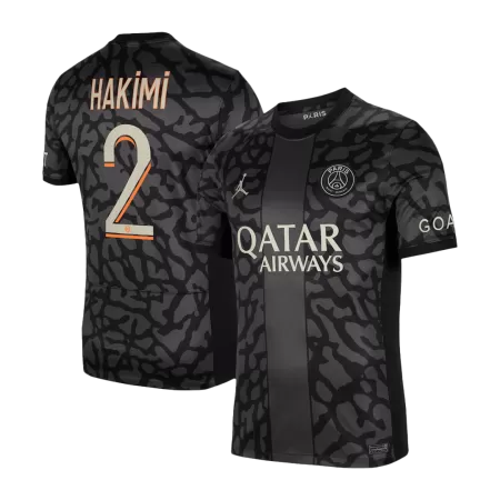 Men's PSG HAKiMi #2 Third Away Soccer Jersey 2023/24 - Fans Version - acejersey