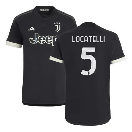 Men's Juventus LOCATELLI #5 Third Away Soccer Jersey 2023/24 - Fans Version - acejersey