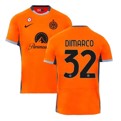 Men's Inter Milan DIMARCO #32 Third Away Soccer Jersey 2023/24 - Fans Version - acejersey