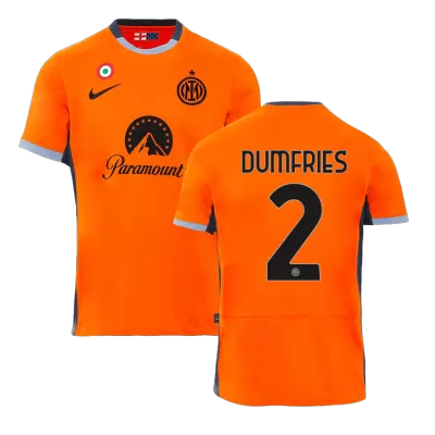 Men's Inter Milan DUMFRIES #2 Third Away Soccer Jersey 2023/24 - Fans Version - acejersey