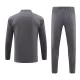 Manchester City 1/4 Zipper Gray Tracksuit Kit(Top+Pants) 2023/24 for Adults - acejersey
