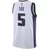 Men's Sacramento Kings De'Aaron Fox #5 White Swingman Jersey 2023/24 - Association Edition - acejersey