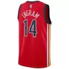 Men's New Orleans Pelicans Brandon Ingram #14 Red Swingman Jersey 2023/24 - Statement Edition - acejersey