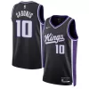 Men's Sacramento Kings Domantas Sabonis #10 Black Swingman Jersey 2023/24 - Icon Edition - acejersey