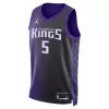 Men's Sacramento Kings De'Aaron Fox #5 Black Swingman Jersey 2023/24 - Icon Edition - acejersey