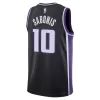 Men's Sacramento Kings Domantas Sabonis #10 Black Swingman Jersey 2023/24 - Icon Edition - acejersey