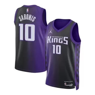 Men's Sacramento Kings Domantas Sabonis #10 Purple Swingman Jersey 2023/24 - Statement Edition - acejersey