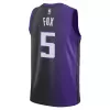 Men's Sacramento Kings De'Aaron Fox #5 Purple Swingman Jersey 2023/24 - Statement Edition - acejersey