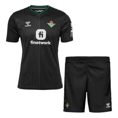 Kid's Real Betis Third Away Jerseys Kit(Jersey+Shorts) 2023/24 - acejersey