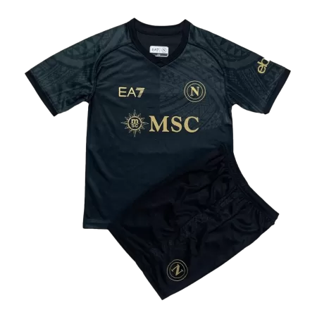 Kid's Napoli Third Away Jerseys Kit(Jersey+Shorts) 2023/24 - acejersey