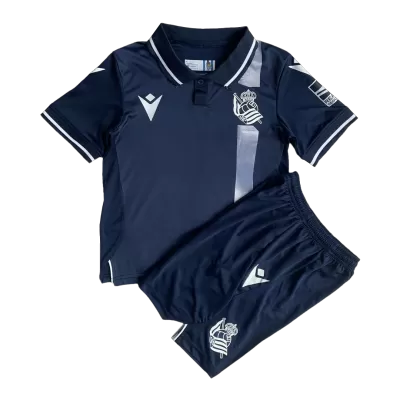 Kid's Real Sociedad Away Jerseys Kit(Jersey+Shorts) 2023/24 - acejersey