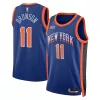 Men's New York Knicks Jalen Brunson #11 Blue Swingman Jersey 2023/24 - City Edition - acejersey