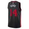 Men's Miami Heat Tyler Herro #14 Black Swingman Jersey 2023/24 - City Edition - acejersey