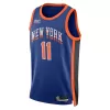 Men's New York Knicks Jalen Brunson #11 Blue Swingman Jersey 2023/24 - City Edition - acejersey