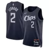 Men's Los Angeles Clippers Kawhi Leonard #2 Navy Swingman Jersey 2023/24 - City Edition - acejersey