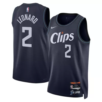 Men's Los Angeles Clippers Kawhi Leonard #2 Navy Swingman Jersey 2023/24 - City Edition - acejersey