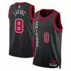 Men's Chicago Bulls Zach LaVine #8 Black Swingman Jersey 2023/24 - City Edition - acejersey