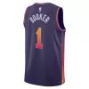 Men's Phoenix Suns Devin Booker #1 Purple Swingman Jersey 2023/24 - City Edition - acejersey