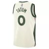 Men's Boston Celtics Jayson Tatum #0 White Swingman Jersey 2023/24 - City Edition - acejersey