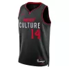 Men's Miami Heat Tyler Herro #14 Black Swingman Jersey 2023/24 - City Edition - acejersey