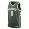 Men's Milwaukee Bucks Damian Lillard #0 Green Swingman Jersey - Icon Edition - acejersey