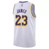 Youth Los Angeles Lakers LeBron James #23 White Swingman Jersey 2022/23 - Association Edition - acejersey