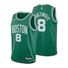 Men's Boston Celtics Kristaps Porzingis #8 Green Swingman Jersey 2022/23 - Icon Edition - acejersey