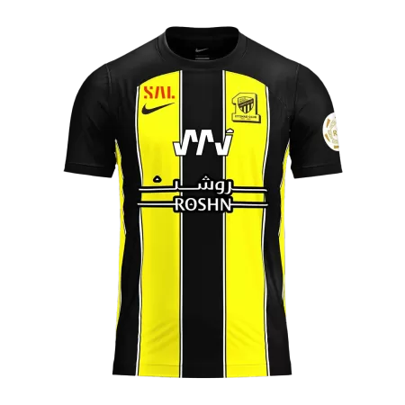 Men's Al Ittihad Saudi Home Soccer Jersey 2023/24 - Fans Version - acejersey